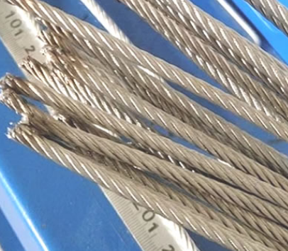 镀锌钢丝绳用于渔网的支撑